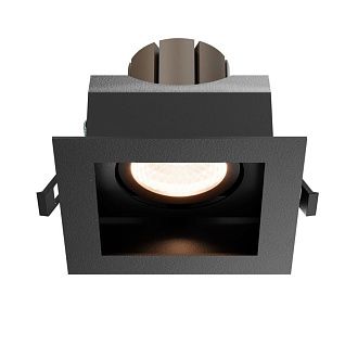 Встраиваемый светильник 10 см, 12W, 2700-4000K, Maytoni Technical Metal Modern DL008-12W2.7-3-4K-B, черный