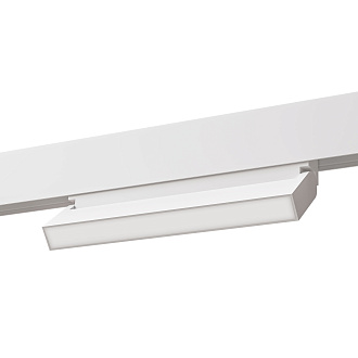 Трековый светильник 10,8*21,9*2,2 см, 1*LED, 12W, Arte Lamp Linea A4697PL-1WH, Белый