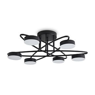 Люстра 60*60*-19 см, *LED*36W, 3000K, Freya  FR6155CL-L36B, Черный