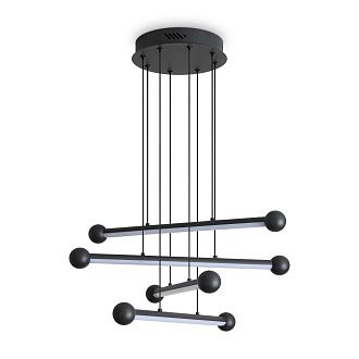 Подвесной светильник *53*20-120 см, *LED*70W, 3000-7000K, Freya Рапида/Rapida FR6215PL-L70B, Черный