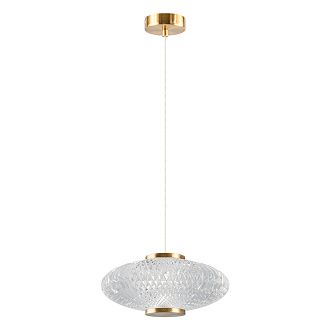 Светильник подвесной Crystal Lux CARAZON  SP1 BRASS Латунь