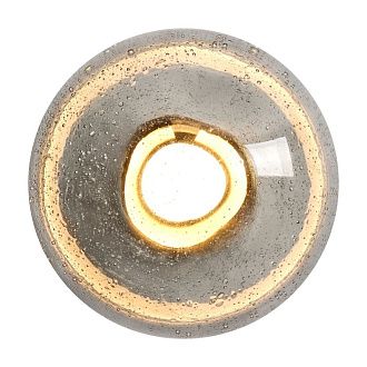 Настенный светильник 19.5 см, 5W, 3000K, Freya Mote FR5601WL-01GR, латунь-дымчатый