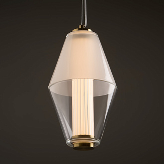 Светильник 17 см, 8W, 3000K, Freya Plum FR6137PL-L6BT, латунь