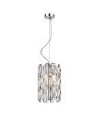 Подвесной светильник Ø220 x H340 (1200), мм, 2*40W (80W), CHROME (Хром) NewRgy B65-ф220*H340 CHROME