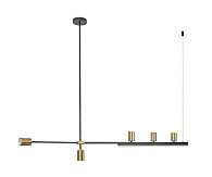 Светильник 120 см, Kink Light 07618-120,36, черный-латунь