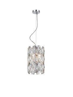 Подвесной светильник Ø220 x H340 (1200), мм, 2*40W (80W), CHROME (Хром) NewRgy B65-ф220*H340 CHROME