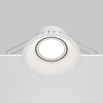 Светильник 9/8.5 см, GU10, IP20 Maytoni Dot DL028-2-01W белый, вр 8,5 см