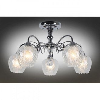 Люстра 59*33 см, 5*E14, 40W, Omnilux Omnilux 536 OML-53607-05, хром