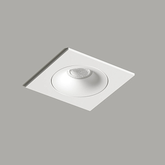 Светильник встраиваемый 10,6*10,6*4 см, вр 9,5 см, 1*GU10*50W, Denkirs Roto DK2121-WH, белый