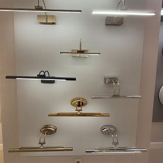 Подсветка 45 см, 8W, 4000K, Odeon Light Geba 4910/8WL, хром