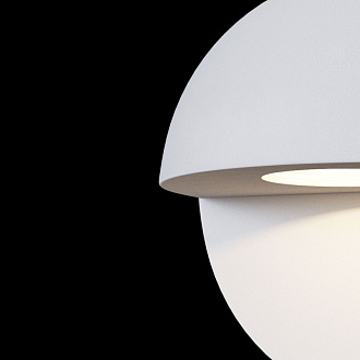 Уличный настенный светодиодный светильник Maytoni Mezzo O033WL-L3W3K, 3W LED, 3000K, белый