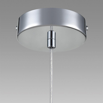 Подвесной светильник 10*80 см, 1*E14 Lumion ISHA 8102/1A хром, прозрачный