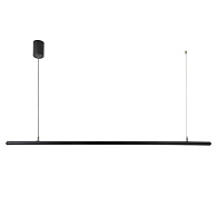 Линейный светильник 122,5*122,5*150 см, 20W, Favourite Diskret 4486-1P матовый черный, белый