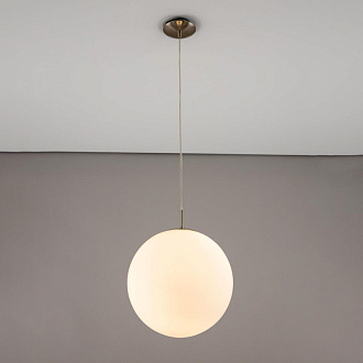 Светильник подвесной шар Citilux CL941301 серебро, диаметр 30 см