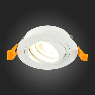 Встраиваемый светильник 9/8 см, GU10, IP20 ST LUCE ST251.518.01 Белый, вр 8 см