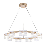 Подвесная люстра 62*150 см, 9*LED, 49.5W, 4000К, Favourite Ori 4248-9P латунный