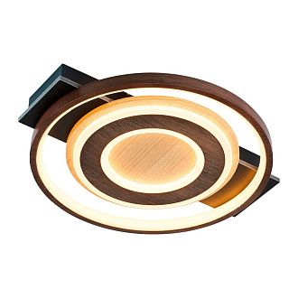 Потолочный светильник 39 см, 40W, 4000K, F-Promo Labrea 4699-1C, дерево-черный