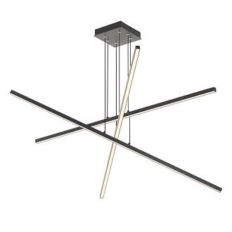 Подвесная люстра 120*125 см, 90W, 3000-6000K, Citilux Стиг CL203231 черный