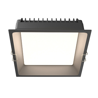 Светильник 17 см, 24W, 3000-6000K, Technical DL056-24W3-4-6K-B, черный, вр 16,1*16,1 см