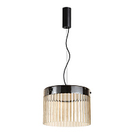 Подвес 28*28*154 см,  LED*W, 4000 К, Odeon Light Pillari, черный 5047/24L