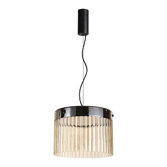 Подвес 28*28*154 см,  LED*W, 4000 К, Odeon Light Pillari, черный 5047/24L