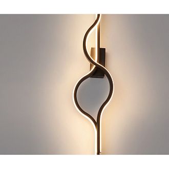 Бра 80 см, 33W, 3000K Kink Light Велле KIN08418C-80L,19 черный