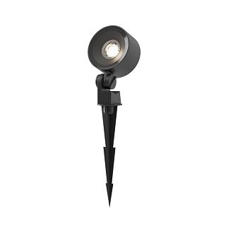 Грунтовый светильник 27 см, 10W, 3000K, Maytoni Core O495FL-L10B3K, черный