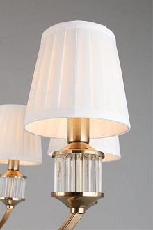 Подвесная люстра 79*45-143,5 см, 8*E14, 40W, Aployt Zhaklin APL.744.03.08, золотой