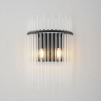 Бра 39 см, Crystal Lux CLARO AP2, черный