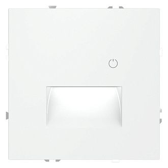 Подсветка светодиодная встраиваемая Voltum S70 с датчиком, белый матовый пластик Soft touch VLS070702