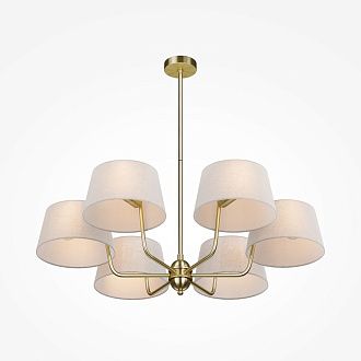 Подвесной светильник 85*106 см, 6*E14*40W, K, Maytoni Modesto MOD360PL-06BS, Латунь
