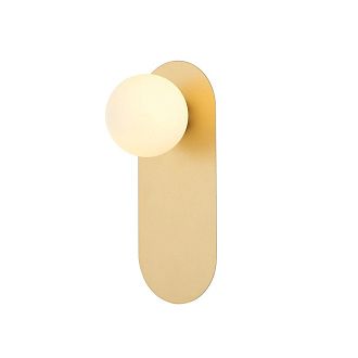 Бра 13,5*12*30 см, 1*G9 Gerhort G31212/1wGD WT, Золото