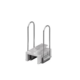 Комплект креплений (для профиля 35×42) 4 шт., ALM-3542-MT 642055, 3*5*2 см, Maytoni Led Strip 642055, Серебро