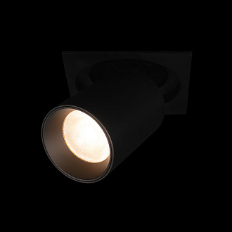 Встраиваемый светильник 10*10*10 см, 1*LED*12W 4000K LOFT IT Apex 10327/D Black черный, вр 7,5*14,5 см
