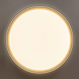 Светильник 50 см, 68W, 3000-5000K с пультом Citilux CL751451G BOSS Черный+Золото LED