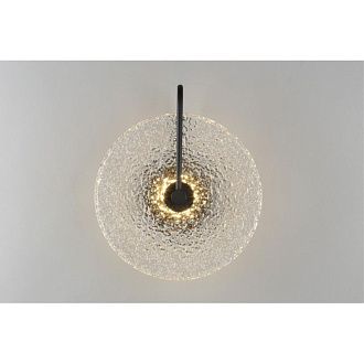 Бра 12*28*33 см, 1*LED, 5W, 3000K, Aployt Luca APL.329.21.05, черный