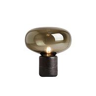 Настольная лампа 23*23*25 см, 1*E27 Gerhort G32149/1T DMR BR, Черный мрамор