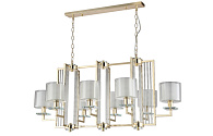 Люстра 108 см Crystal Lux NICOLAS SP8 L1000 GOLD/WHITE золото/прозрачный