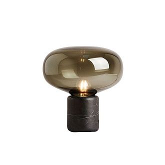 Настольная лампа 23*23*25 см, 1*E27 Gerhort G32149/1T DMR BR, Черный мрамор