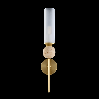 Бра *6*38,5- см, 1*E14*60W, Crystal Lux Simply SIMPLY AP1.1 BRASS, Латунь