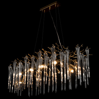 Подвесная люстра 100 см, Loft IT Waterfall 10350/1000L AB, бронза