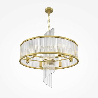 Подвесной светильник *58*71,5-132,5 см, 6*E14*60W, Maytoni Frame MOD174PL-06MG, Матовое Золото