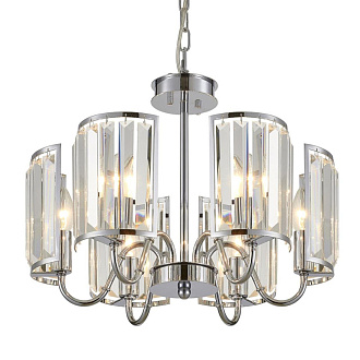 Люстра подвесная Citilux Грета CL333161, хром, диаметр 43 см