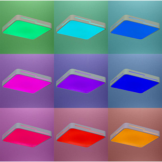 Светильник накладной с RGB Citilux CL724K70GL0 Купер Лайн Белый