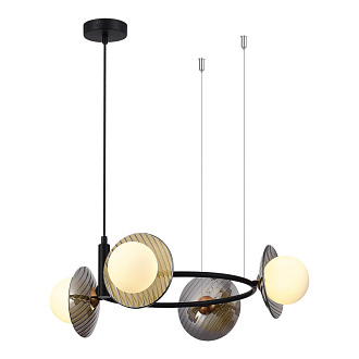 Светильник подвесной NOON 4*G9*5W 4000K ST LUCE SL1521.403.04 черный