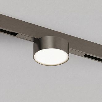 Светильник на шине 16*7,4*5,4 см, *LED*6W, 3000K, Denkirs SHINE PRIME FLOW 3000К | ШАЙН ПРАЙМ ФЛОУ 3000К DK4761-DN, темный никель