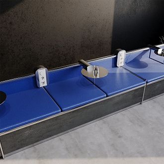 Светорегулятор встраиваемый Voltum S70 поворотно-нажимной 600 Вт, белый матовый пластик Soft touch VLS070302