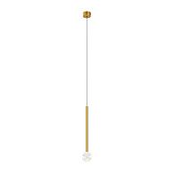 Подвесной светильник 10*10*360 см, LED*3W, 3000K, Maytoni Bubble Dream MOD383PL-L4BS3K, латунный