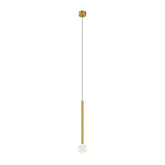 Подвесной светильник 10*10*360 см, LED*3W, 3000K, Maytoni Bubble Dream MOD383PL-L4BS3K, латунный