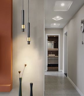 Подвесной светодиодный светильник Inodesign Vogel Black 44.4531